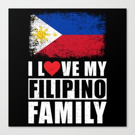 Filipino Family Canvas Print