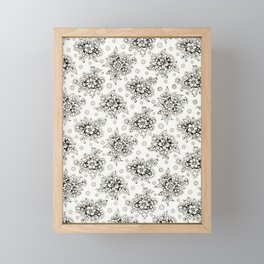 Floral Repeat Pattern 4 Framed Mini Art Print