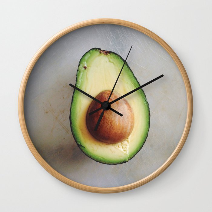 Avocado Love (3)  Wall Clock