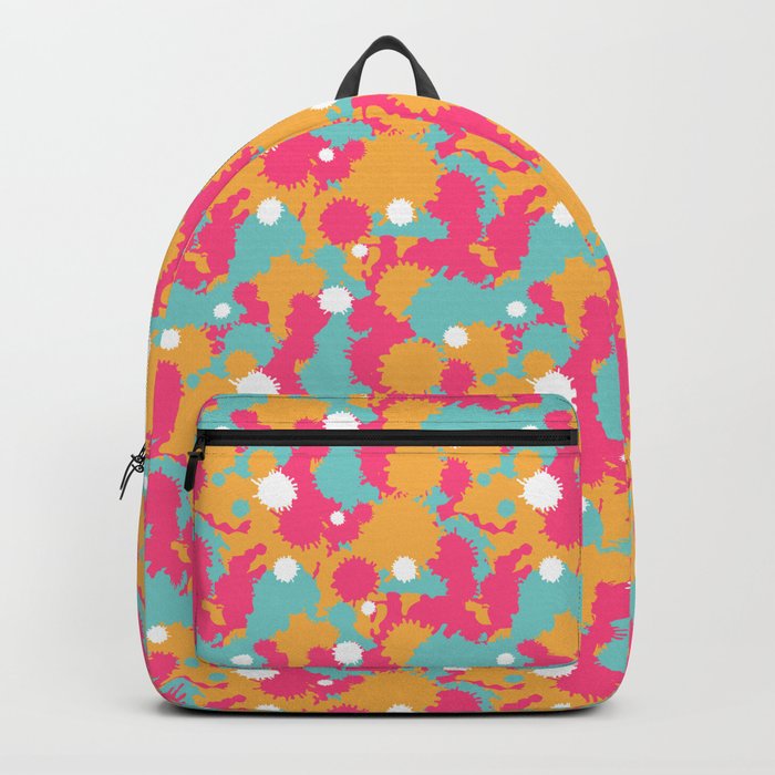 Abstract background. Drops of paint Backpack