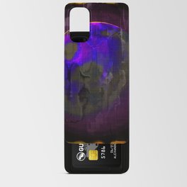 Purple Planet in Frame Android Card Case