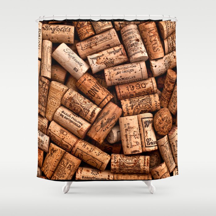Corks Wine Corks Shower Curtain By Zen112 Society6