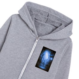 The Rare Blue Forest Jellyfish Kids Zip Hoodie