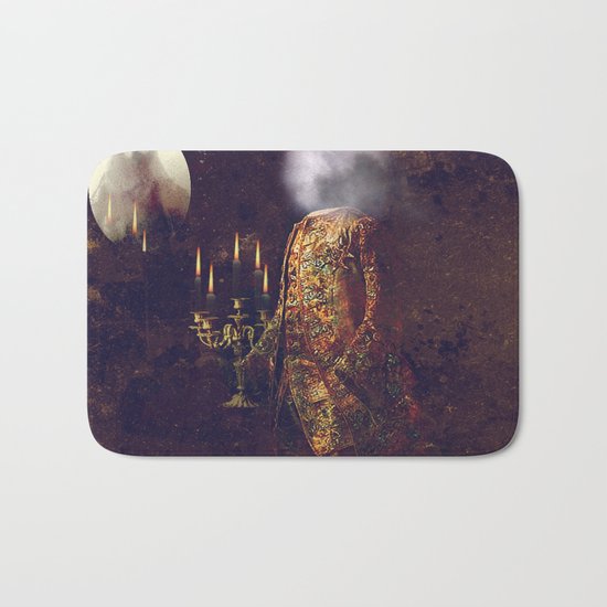 ghosts of the Louvre Bath Mat