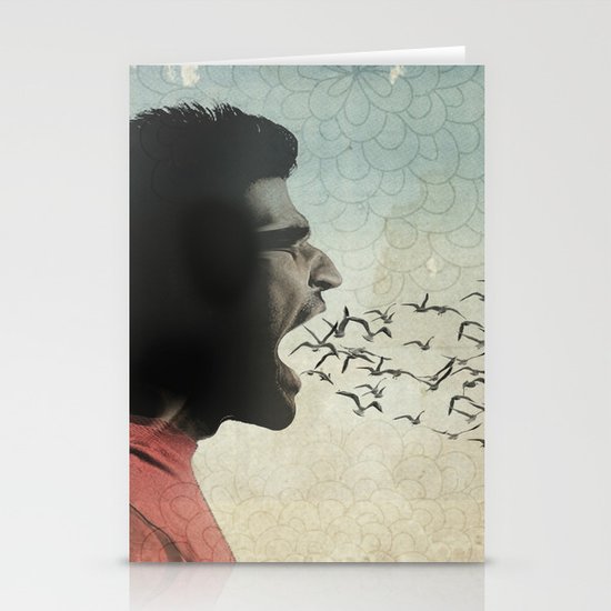 the sound of birds Stationery Cards
