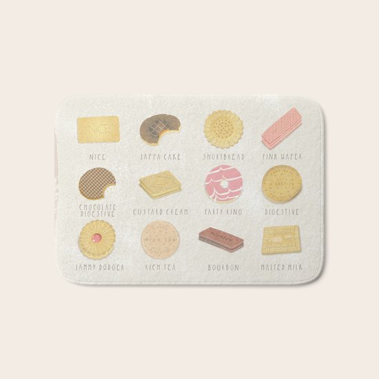 BISCUITS Bath Mat