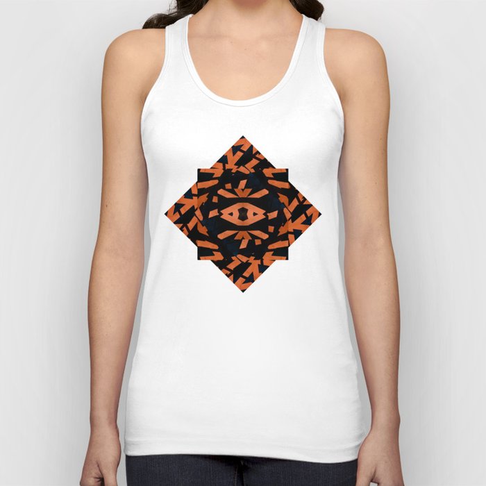 Eye Of the Shards Of Time Black Tank Top