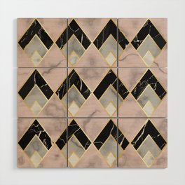 Elegant marble gatsby Wood Wall Art