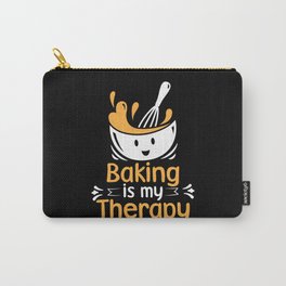Pastry Chef Baker Baking Is My Therapy Carry-All Pouch | Baker, Bakery, Cakedecorator, Bakingteam, Baking, Funnybaker, Pastrychef, Graphicdesign, Bakergiftidea 