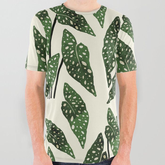 begonia maculata interior plant All Over Graphic Tee by El buen limon ...