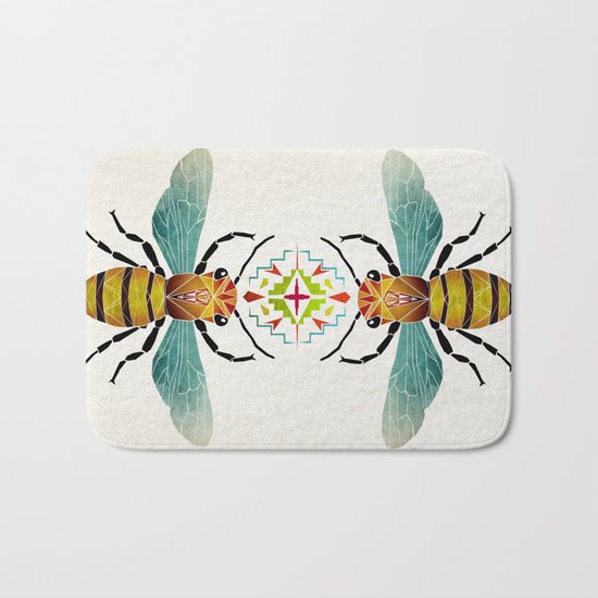 bee Bath Mat