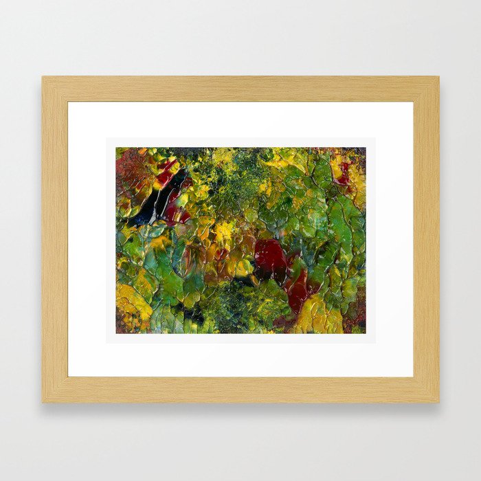 Ugly Painting of a Cognitive Wilderness Framed Art Print