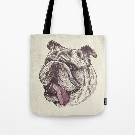 Bulldog King Tote Bag