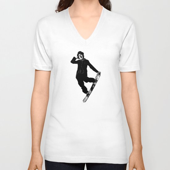 Gnarly Chaplin Unisex V-Neck