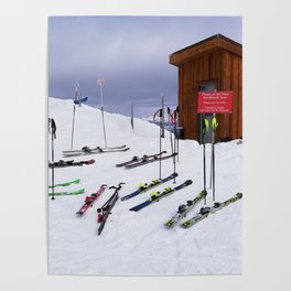 Skiers can't read ;o) Poster