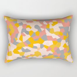 Exhale Arise Yellow Sun Pink Rectangular Pillow