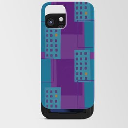 Abstract skyscrapers in the form of a seamless pattern iPhone Card Case