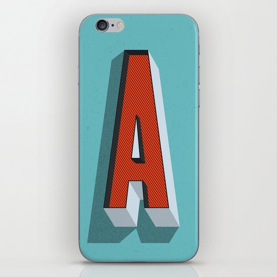 Letter A iPhone & iPod Skin