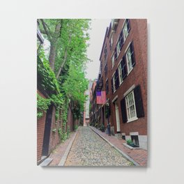 acorn st Metal Print | Landscape, Boston, History, Trees, Adventure, Photo, America, Architecture, Artsy, Explore 