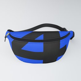 Number 4 (Black & Blue) Fanny Pack