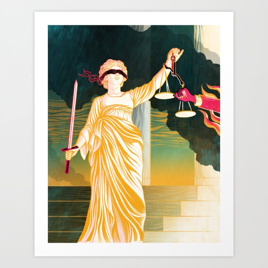 GOVERNMENT & JUSTICE Art Print
