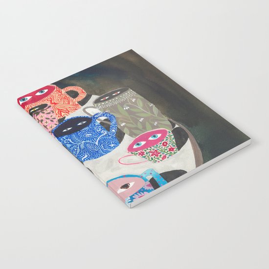 Suspicious mugs Notebook