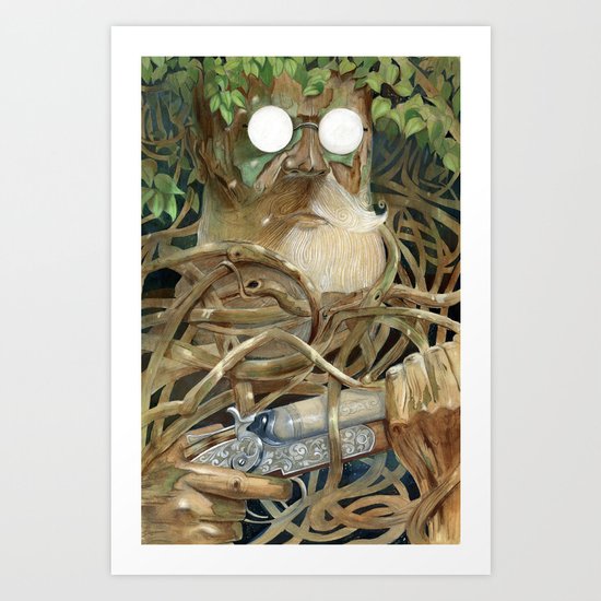 Birch Art Print