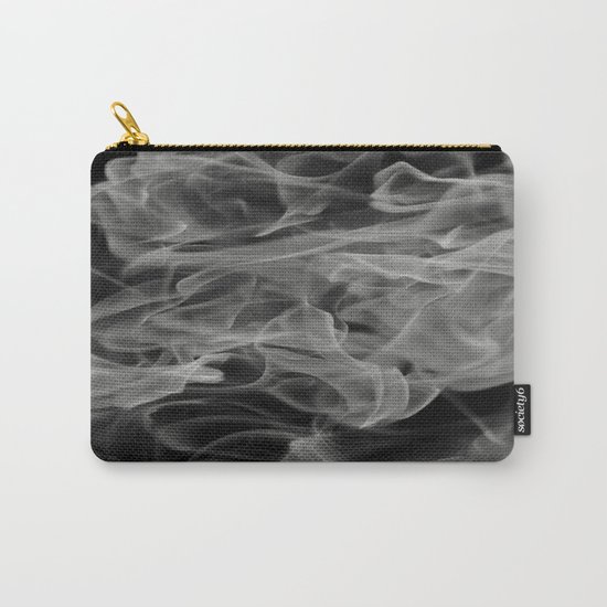 Whispers - Black and white abstract Carry-All Pouch