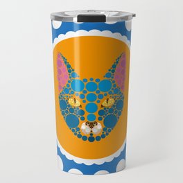 Circle cat Travel Mug