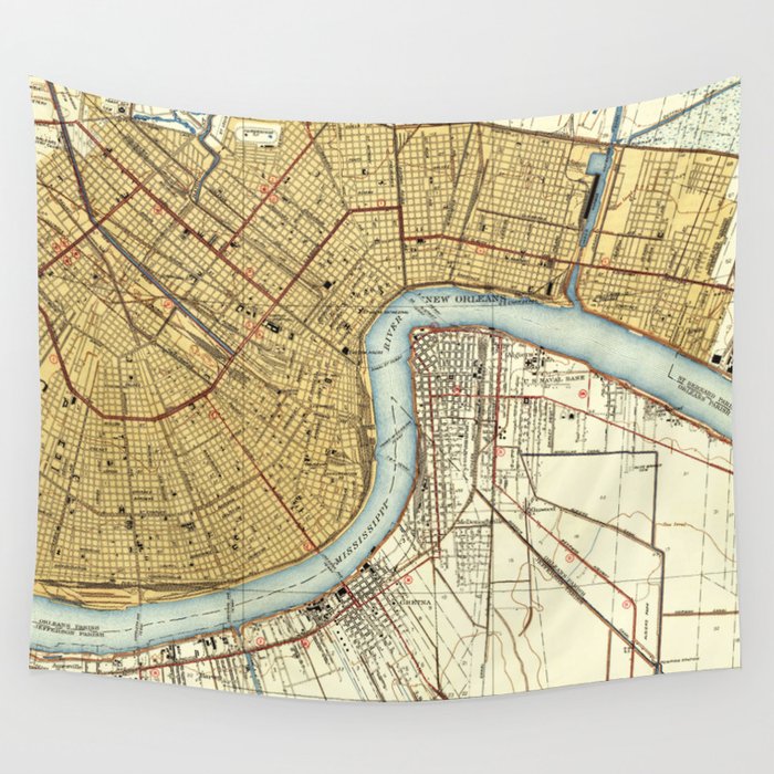 N O Map Us Maps Office Decoration Wall Tapestry By Drawspots