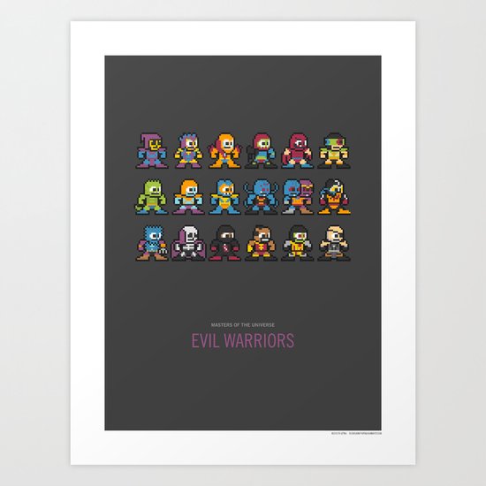 Mega MotU: Evil Warriors Art Print