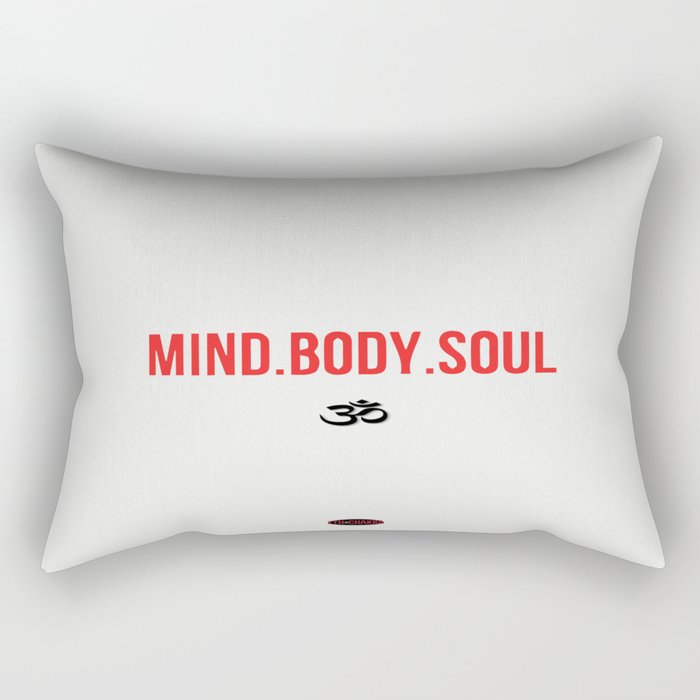 Mind.Body.Soul Rectangular Pillow