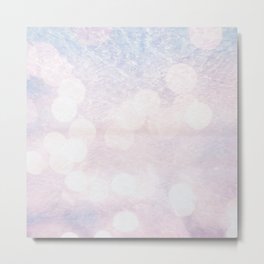 bokeh pastel lavender renewing Metal Print