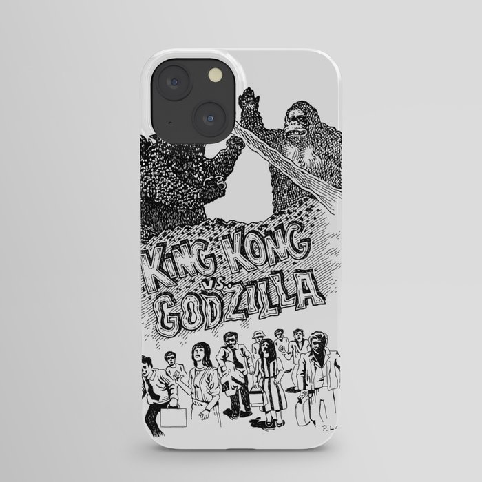 Godzilla .vs. King Kong iPhone Case
