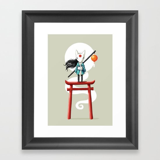 Torii 2 Framed Art Print