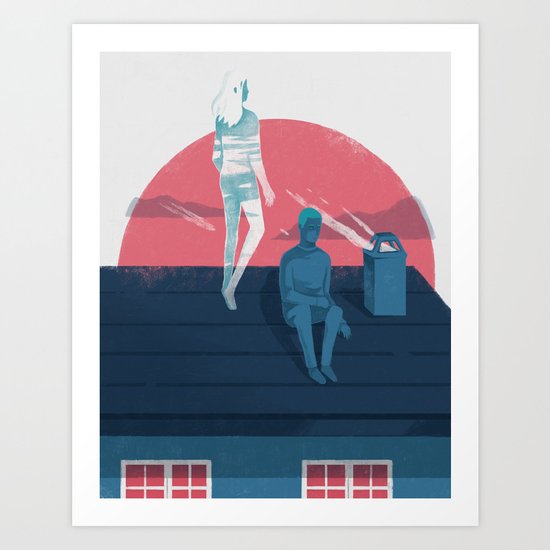 Ghost series 03 Art Print