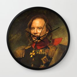 Mickey Rourke - replaceface Wall Clock