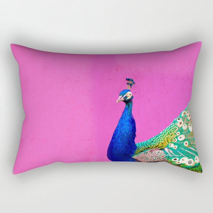 peacock Rectangular Pillow