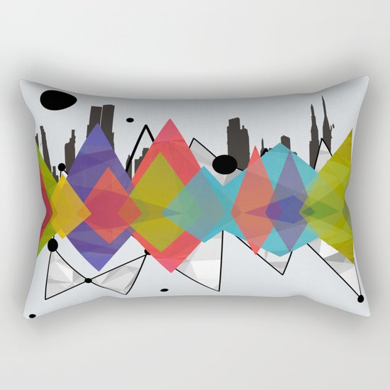 geometric Rectangular Pillow