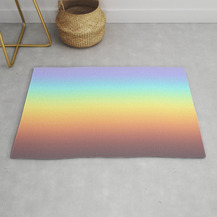 Rainbow spectrum Rug