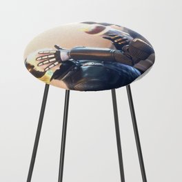 Daft Punk Music Counter Stool