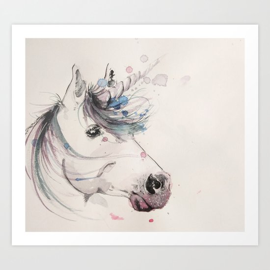 Unicorn 2 Art Print