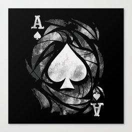 Ace of spades Canvas Print