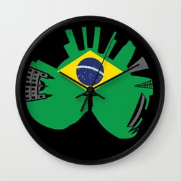 Rio de Janeiro looks like ring Wall Clock