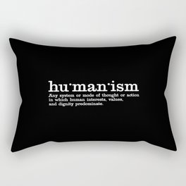 Humanism Rectangular Pillow