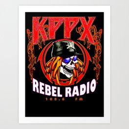 kppx rebel radio Airheads inspired t shirt Art Print