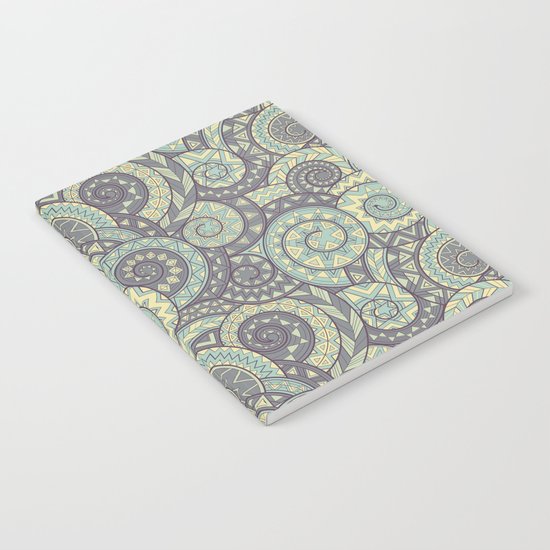 nagual. tribal seamless pattern Notebook