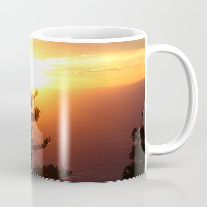 Sunset from the Sandias Coffee Mug