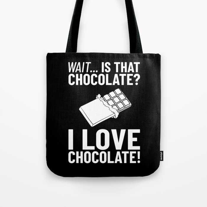Chocolate Candy Bar Choco Dark Keto Tote Bag
