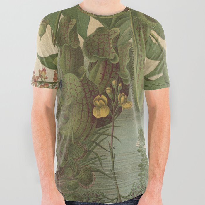  Carnivorous Insect Eating Plants (Insektenfressende Pflanzen) All Over Graphic Tee
